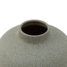 Goa Large Cast Metal Vase Olive by Abode