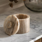 Tarragona Small Marble Storage Jar by Abode