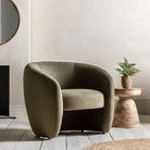 Curvo Espresso Armchair by Abode