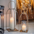 Alcora Antique Gold Lantern Light by Abode
