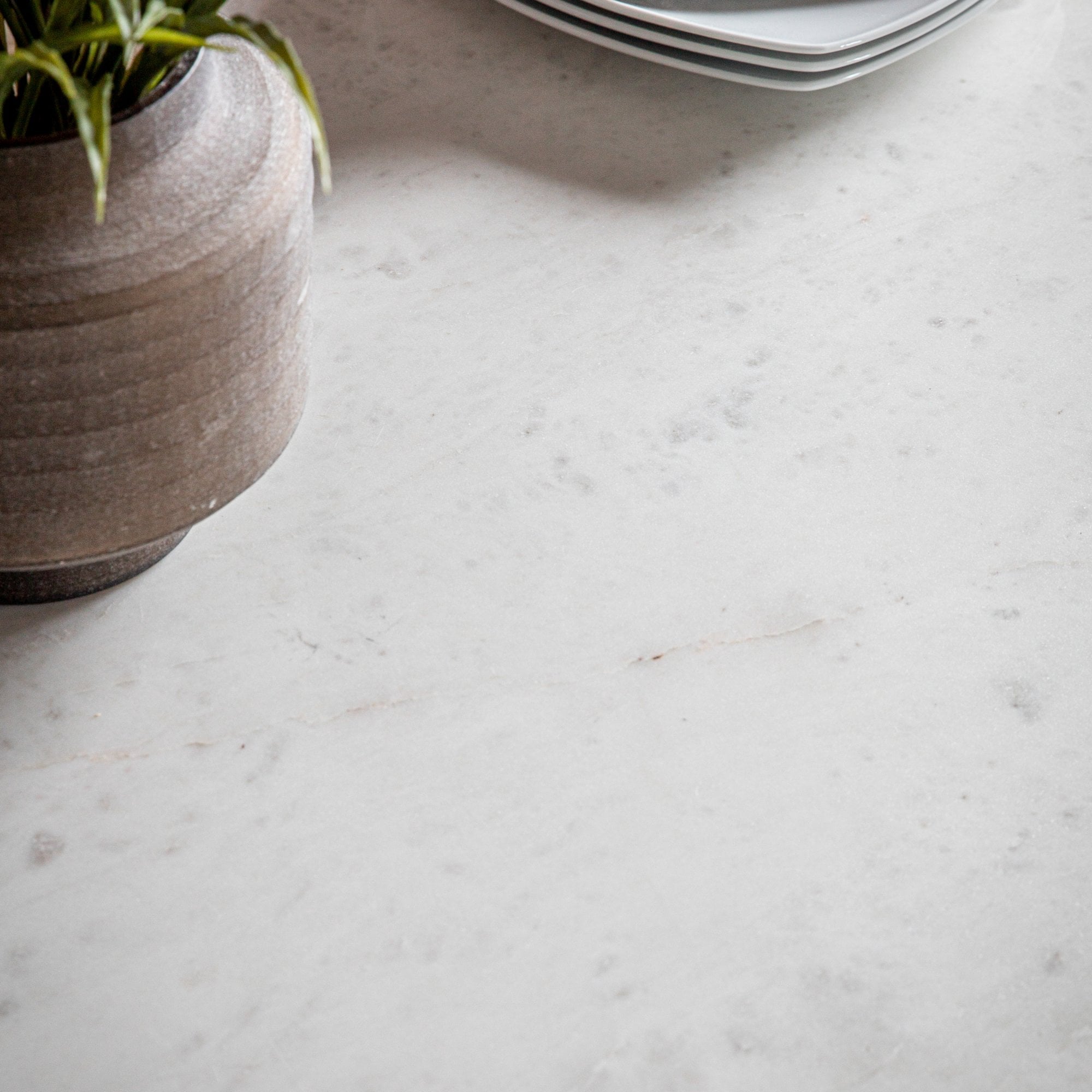 Everton Dining Table Gold & White by Abode