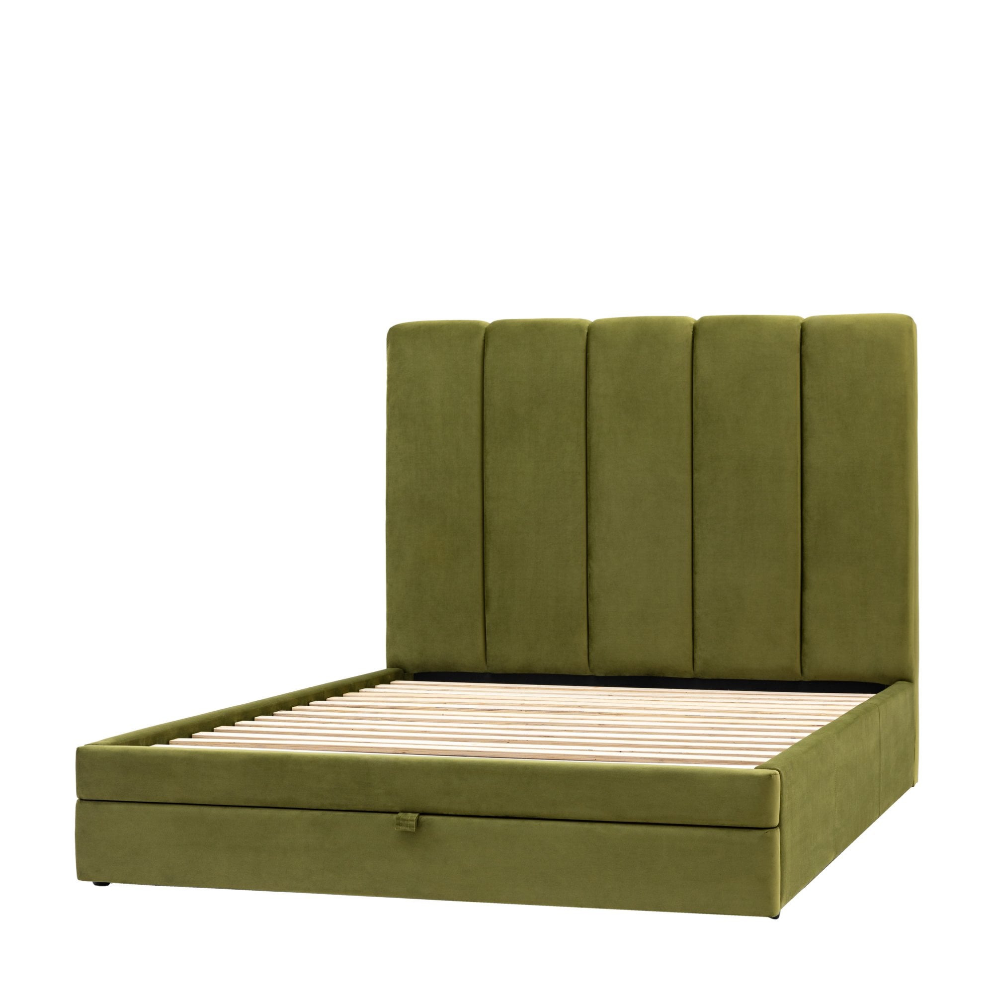 Denton 5' Bed Frame Olive King by Abode