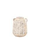 Ica Small Vase Earthy White by Abode