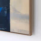 Cobalt Abstract Framed Canvas by Abode