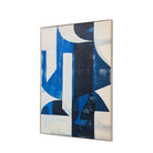 Cobalt Abstract Framed Canvas by Abode