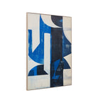 Cobalt Abstract Framed Canvas by Abode