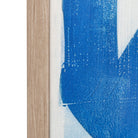 Cobalt Abstract Framed Canvas by Abode