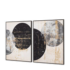 Orbit Framed Canvas (Set of 2) by Abode