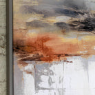 Warm Horizon Framed Canvas by Abode