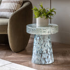 Murano Side Table White by Abode