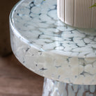 Murano Side Table White by Abode