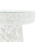 Murano Side Table White by Abode