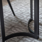 Everton Dining Table Black & White by Abode
