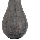 Enya Fluted Vase Small Antique Grey by Abode
