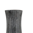 Enya Fluted Vase Large Antique Grey by Abode