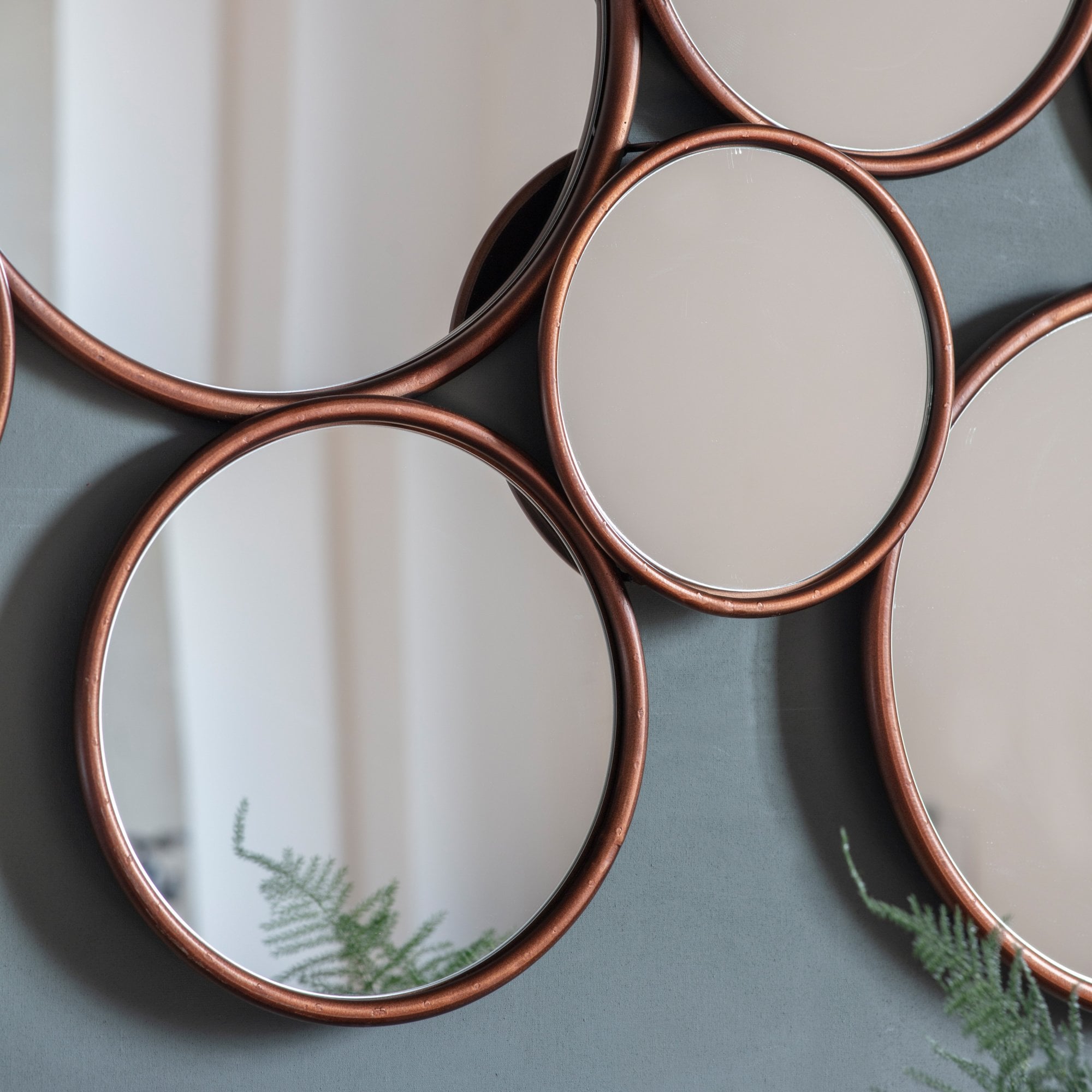Kempsford Copper Wall Mirror by Abode