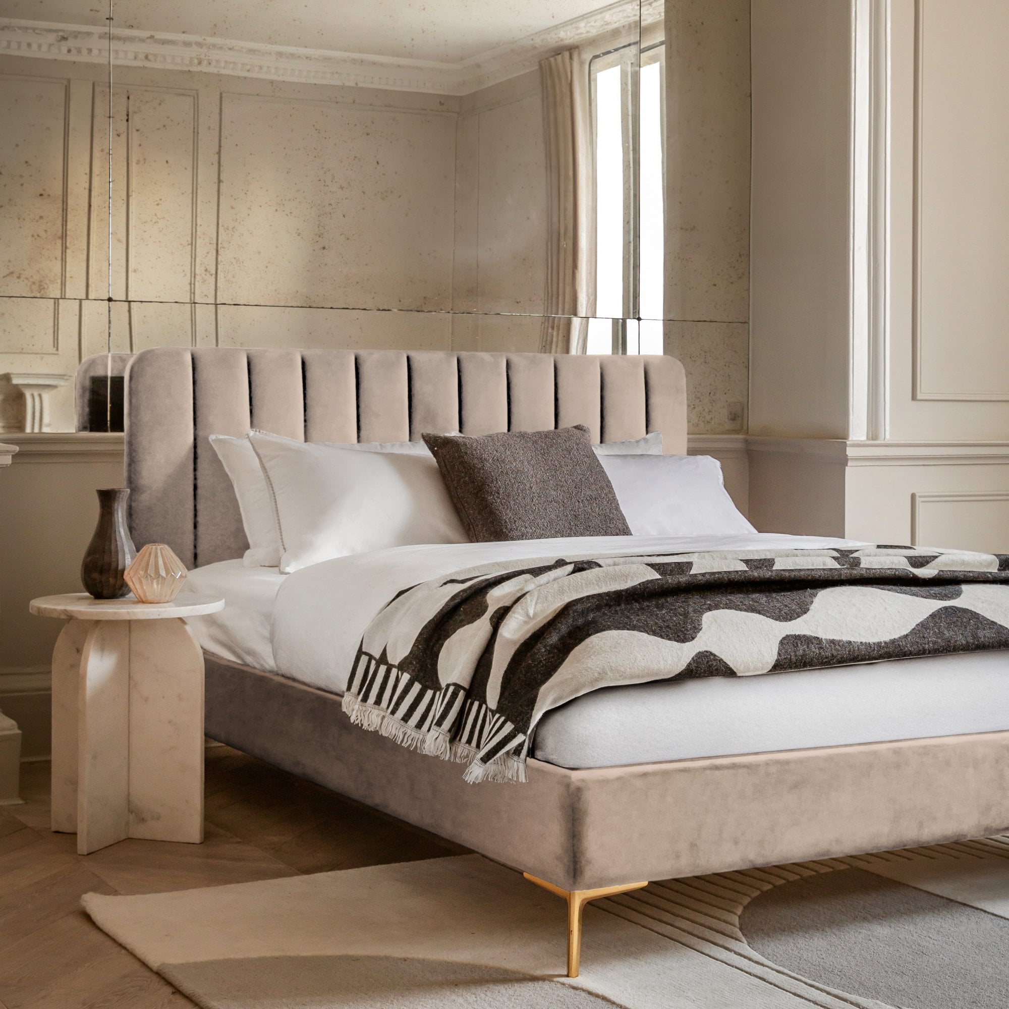 Kensington Latte King Bed by Abode