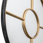 Rocca Large Round Mirror Gold by Abode