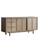 Kyoto Solid Mindi Wood Sideboard by Abode