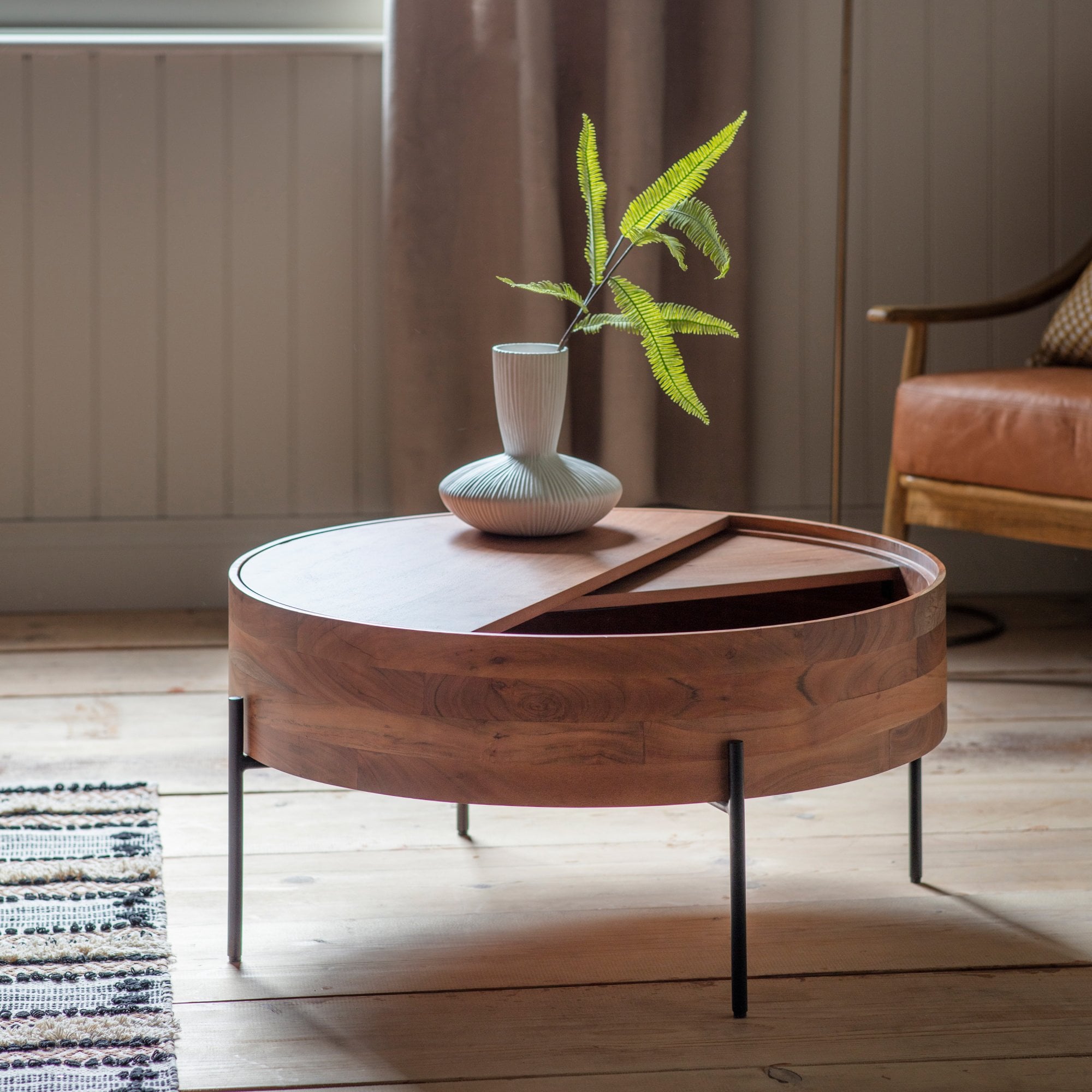 Risby Acacia Wood Coffee Table by Abode