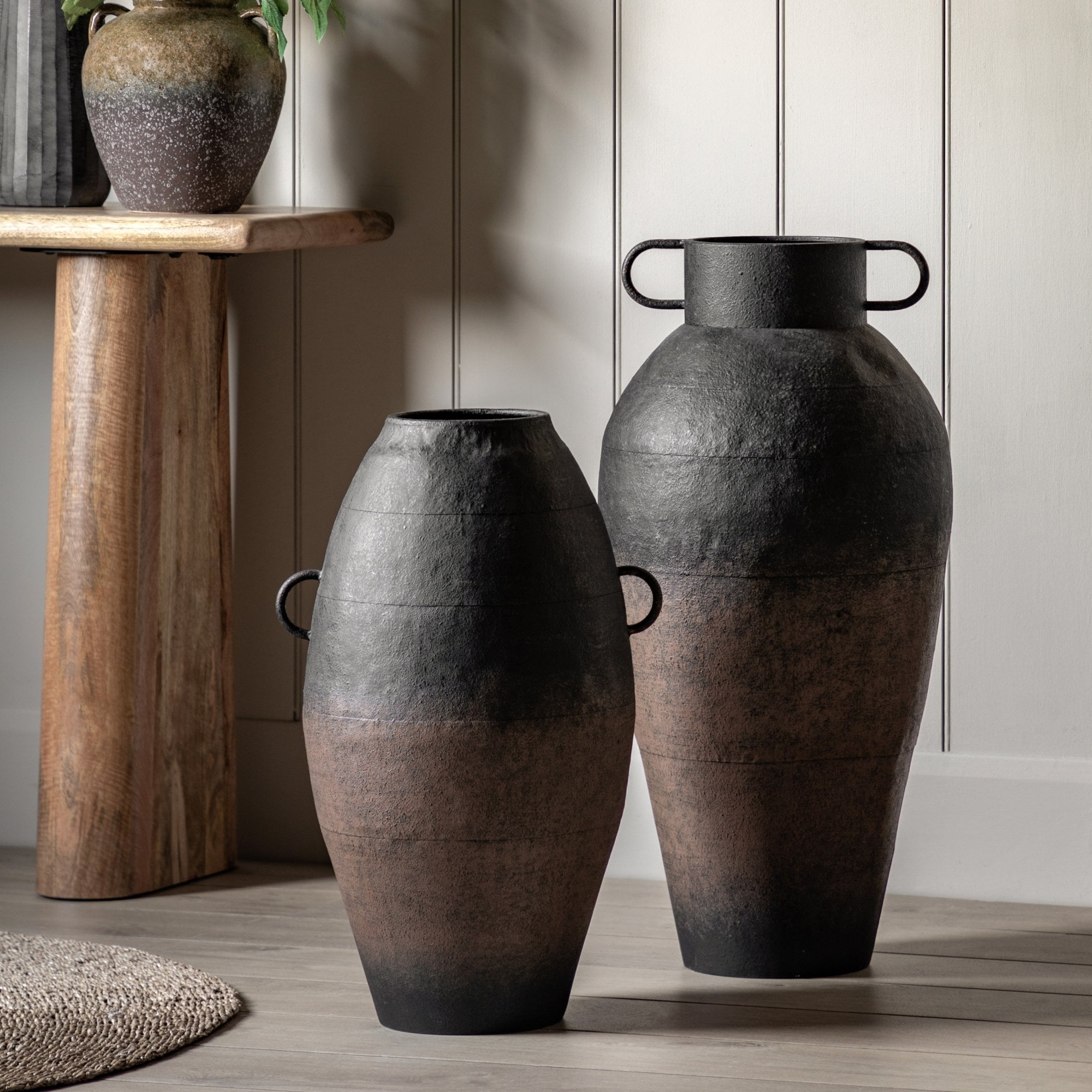 Teide Metal Vase Small by Abode