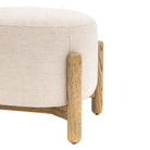 Tindon Footstool Natural by Abode