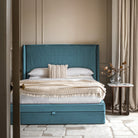 Halstead King Bed Frame Atlantic by Abode