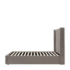 Halstead Double Bed Frame Taupe by Abode