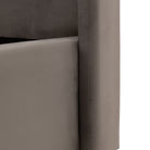 Halstead Double Bed Frame Taupe by Abode