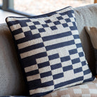 Lohko Woven Cushion Ink by Abode