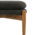 Datsun Footstool Charcoal Fabric by Abode