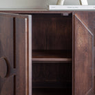 Stonecroft Brown Mango Wood 3 Door Sideboard by Abode