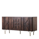 Stonecroft Brown Mango Wood 3 Door Sideboard by Abode