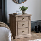 Vancouver 3 Drawer Bedside Table by Abode