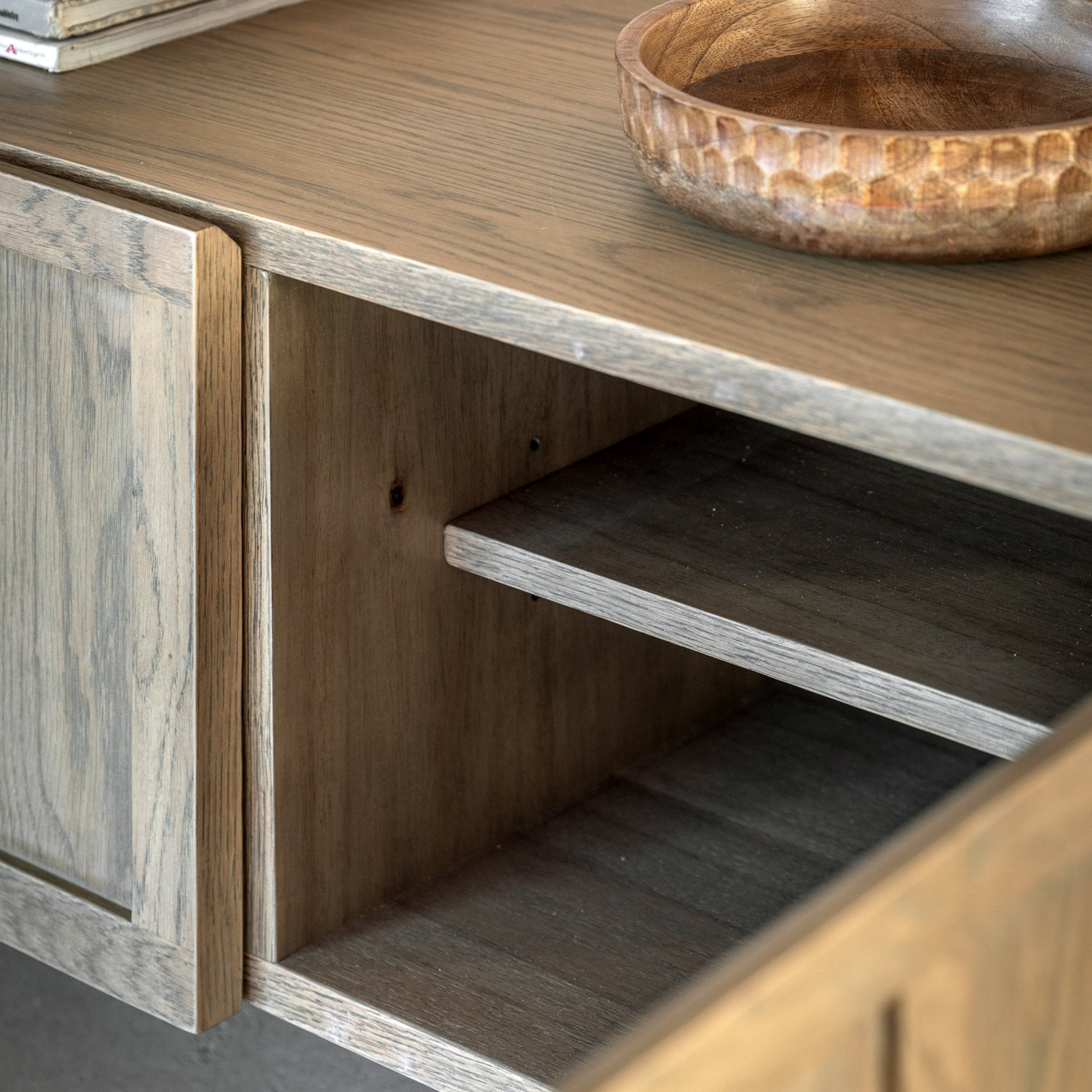 Panelled TV Media Unit by Abode