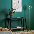 Maddox Console Table with Shelf by Abode