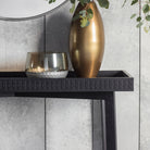 Boho Boutique Mahogany & Mango Wood Console Table by Abode