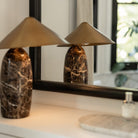 Piper Brass & Marble Table Lamp by Heathfield & Co
