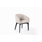 Lucille Natural Fabric Dining Armchair by Tommy Franks