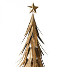 Feathered Metal Gold Tree Sculpture 57cm by Libra Interiors