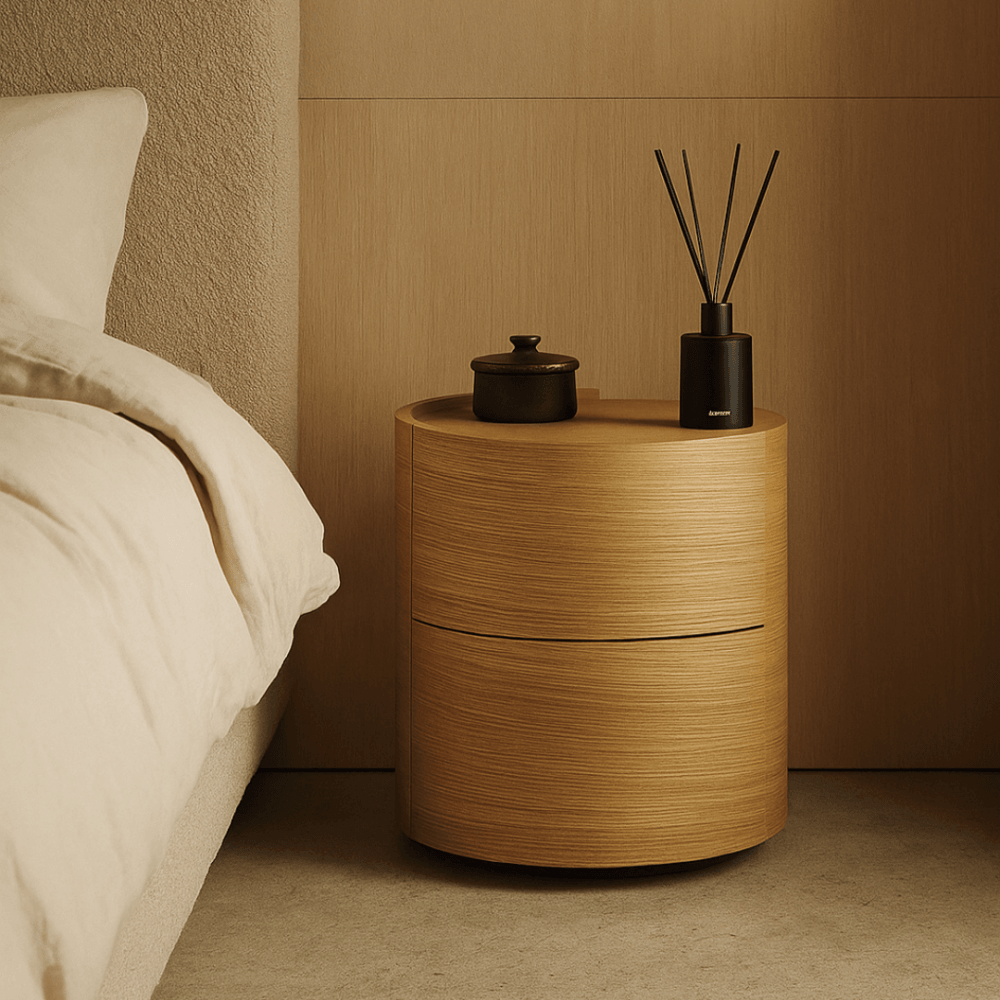 Dexter Ash Oak Pair of Bedside Tables – Decorum Interiors