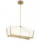 Calters Champagne Gold LED Dining Pendant Light by Quintiesse