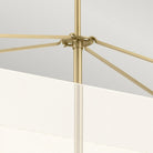 Calters Champagne Gold LED Dining Pendant Light by Quintiesse