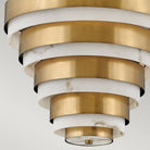 Echelon Heritage Brass Pendant Light by Quintiesse