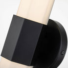 Facet Black Single LED Glass Wall Light by Quintiesse