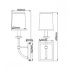 Felixstowe Polished Chrome Single Wall Light by Quintiesse