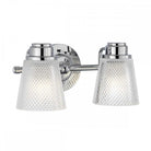 Hudson Polished Chrome 2 Light Wall Light by Quintiesse