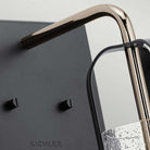 Kitner Polished Nickel Glass Wall Light by Quintiesse
