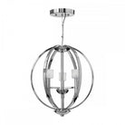 Mondo Polished Chrome 3 Light Chandelier by Quintiesse
