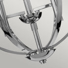Mondo Polished Chrome 3 Light Chandelier by Quintiesse